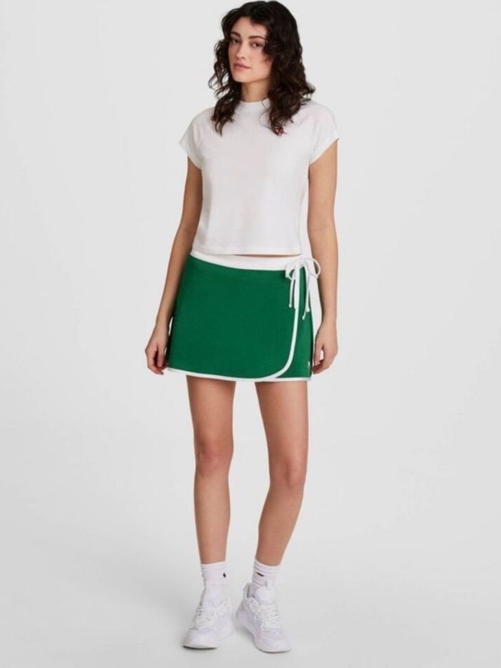 Champion Wrap Mini Skirt with White Trim - M